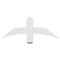Ekena Millwork Bellingham Architectural Grade PVC Gable Bracket, 36"W x 13 1/2"H x 2"D x 4"F, 9/12 Pitch GBP036X14X0204BEL00 - alternate 3